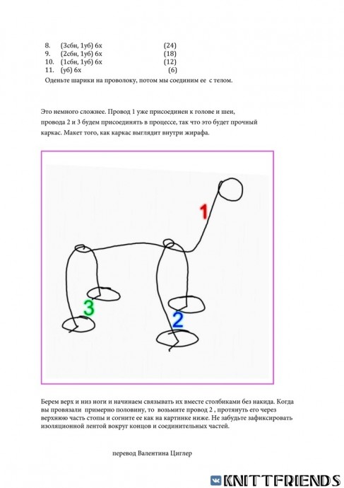 Жираф для малышей