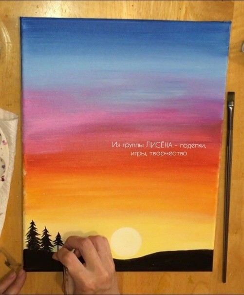 Рисуем с детьми воздушные шары возле елового леса Рисуем с детьми воздушные шары возле елового леса