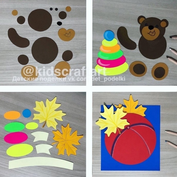 Мишка с игрушками Мишка с игрушками