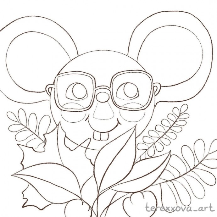 Мышка-первоклашка Мышка-первоклашка