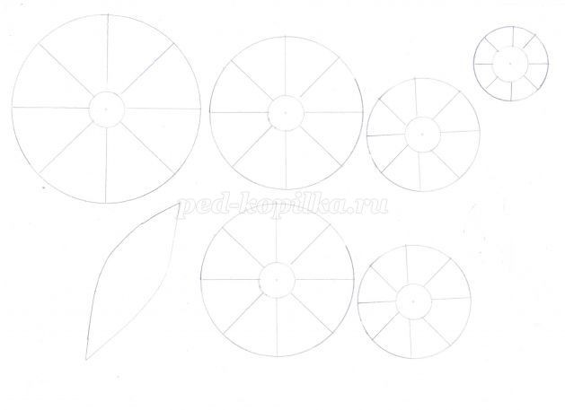 Весенний венок из бумаги детскими руками: часть 1 Весенний венок из бумаги детскими руками: часть 1
