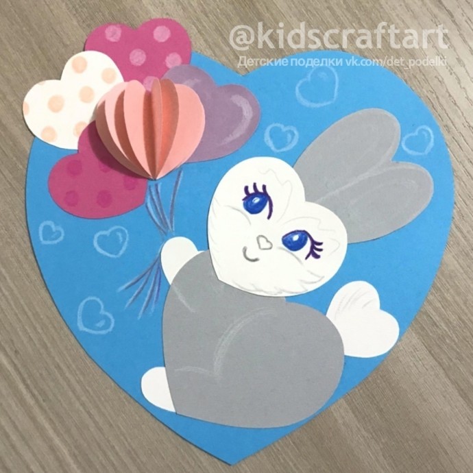 ​Зайка с воздушными шарами