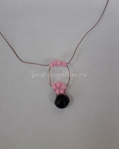 Мышонок из бисера пошагово Мышонок из бисера пошагово