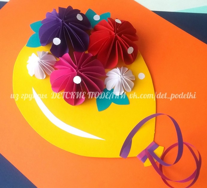 Цветочный воздушный шарик Цветочный воздушный шарик