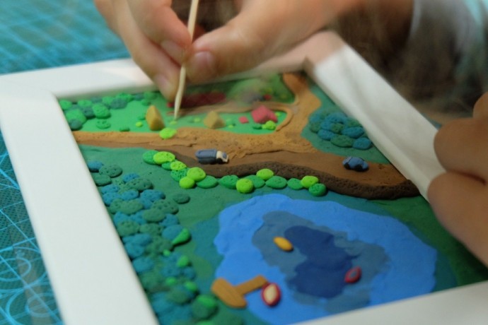 Объёмные картины из пластилина: идеи для детского творчества
