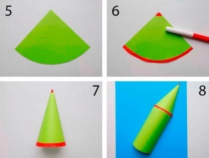 Ракета с пламенем из сопл