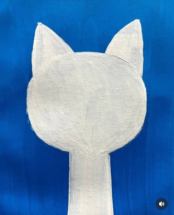 ​Рисуем серьезного котика