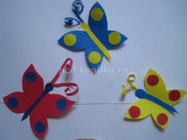 Весенняя аппликация из бумаги, фетра и карандашной стружки: часть 5