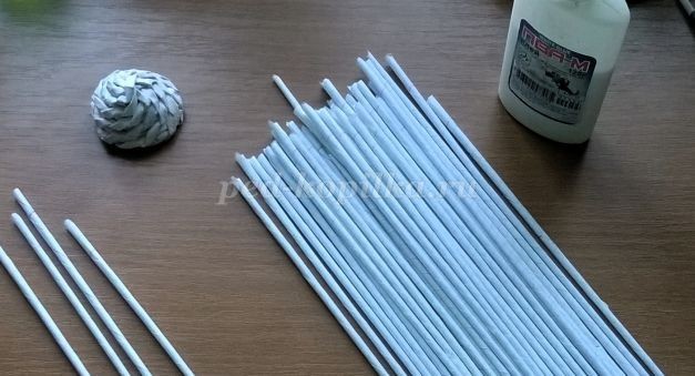 Грибочки в технике спирального плетения: часть 3