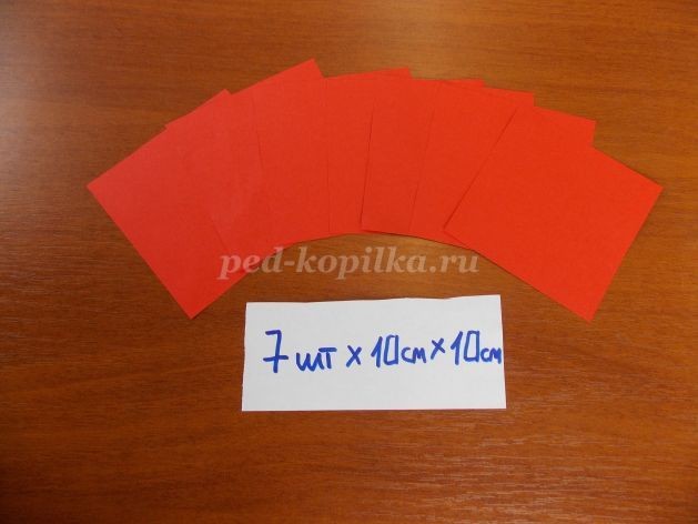 ​Объёмная открытка с цветами детскими руками: мастер-класс, часть 1