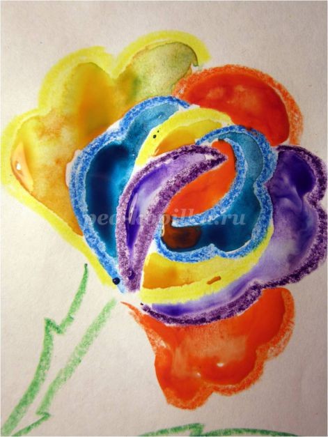 Рисование цветов акварелью "Радужные розы": мастер-класс, часть 5 Рисование цветов акварелью "Радужные розы": мастер-класс, часть 5