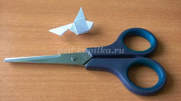 Пасхальная открытка в технике оригами: часть 3