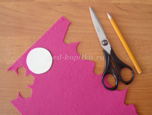 Цветы из фетра: часть 1