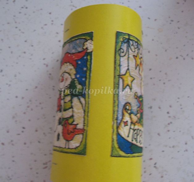 Фонарик на ёлку в технике декупаж: часть 1 Фонарик на ёлку в технике декупаж: часть 1