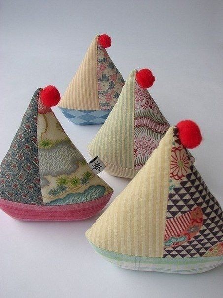 Кораблики из ткани Кораблики из ткани