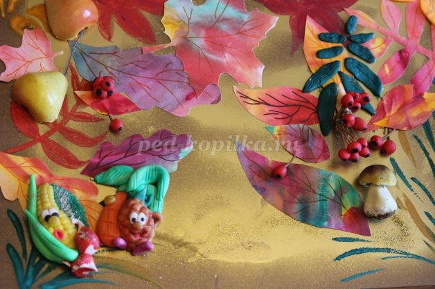 Объёмная картина "Дары осени": часть 3 Объёмная картина "Дары осени": часть 3