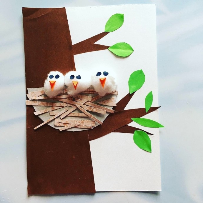 ​Птенцы в гнездышке