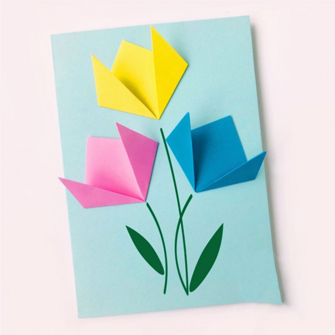 Тюльпаны в технике оригами Тюльпаны в технике оригами