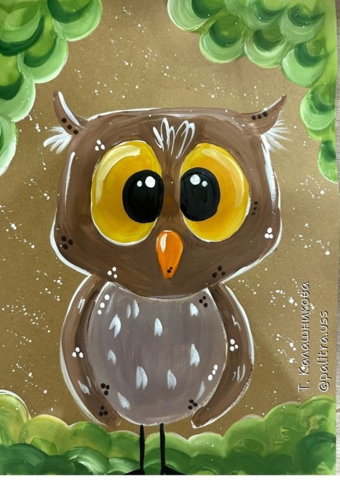Удивленная сова