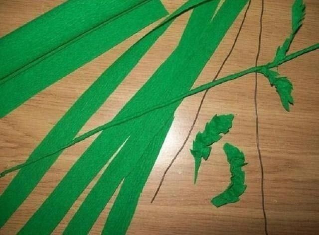 Астры из бумаги