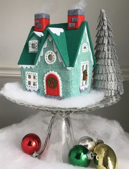 Сказочные домики из фетра