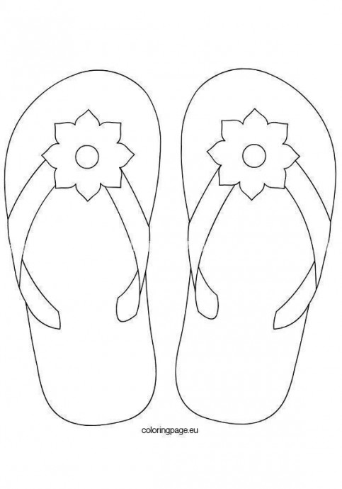 Оригинальная летняя поделка "Красочные шлепки" Оригинальная летняя поделка "Красочные шлепки"