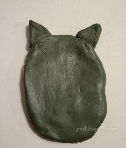 Кот из скульптурной глины детскими руками: часть 1 Кот из скульптурной глины детскими руками: часть 1