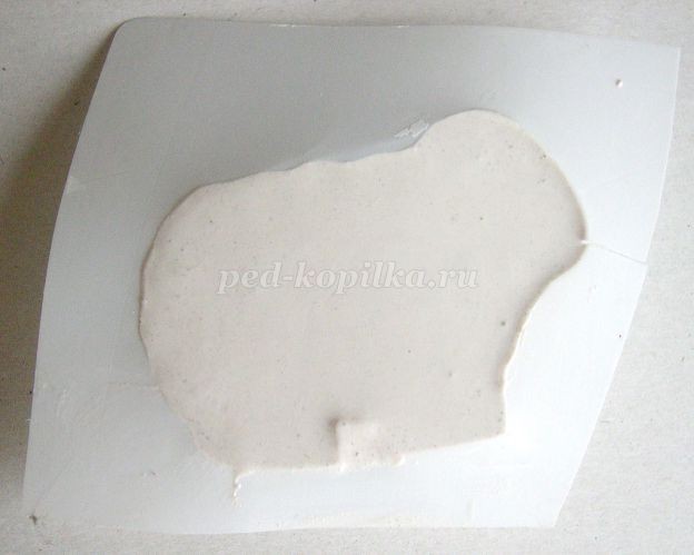 Жемчужная овечка из гипса детскими руками: часть 1 Жемчужная овечка из гипса детскими руками: часть 1