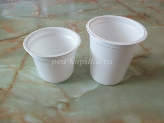 Ромашки из бросового материала детскими руками: часть 1