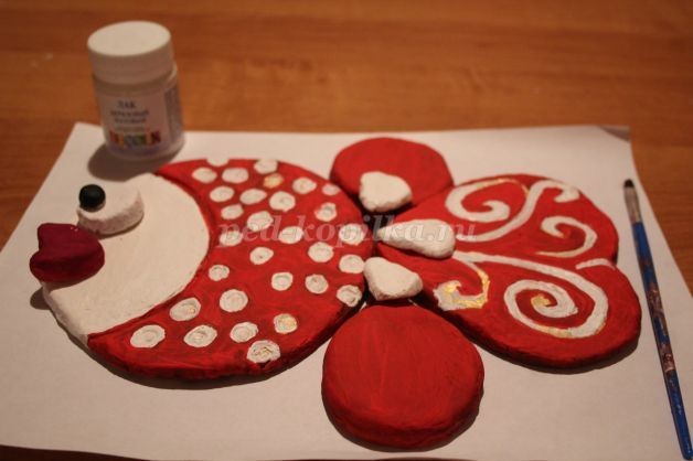 Рыбка из соленого теста