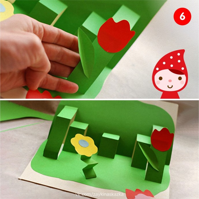 Игрушечная цветочная клумба