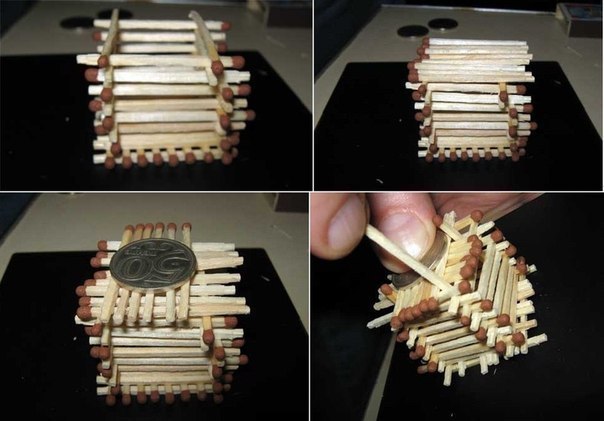 Домик из спичек Домик из спичек