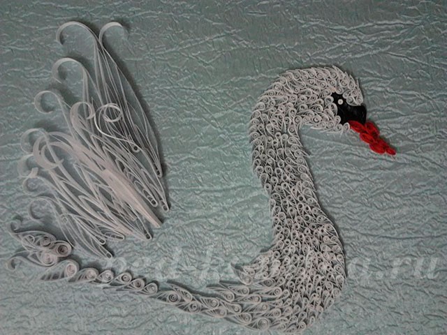 Квиллинг "Лебедь"