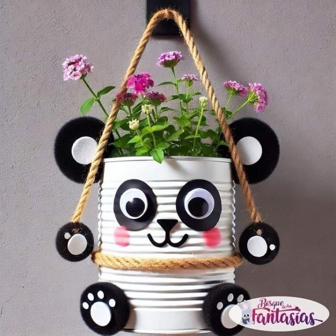 Поделки на основе банок-жестянок