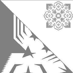 Вырезаем снежинки