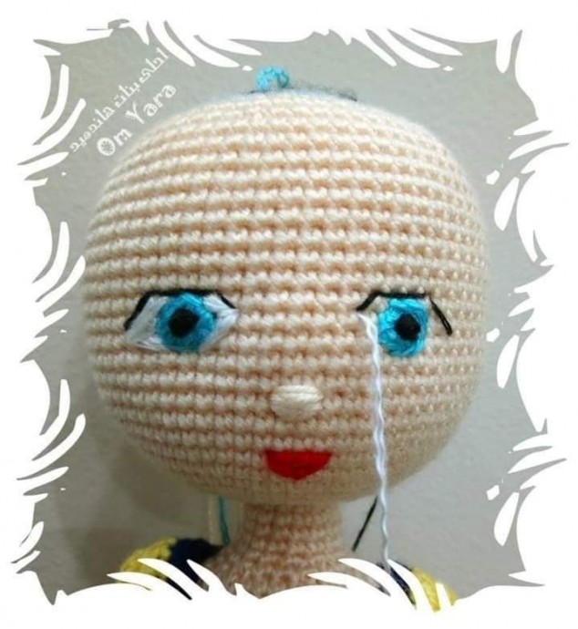 Вышиваем глазки куколке Вышиваем глазки куколке