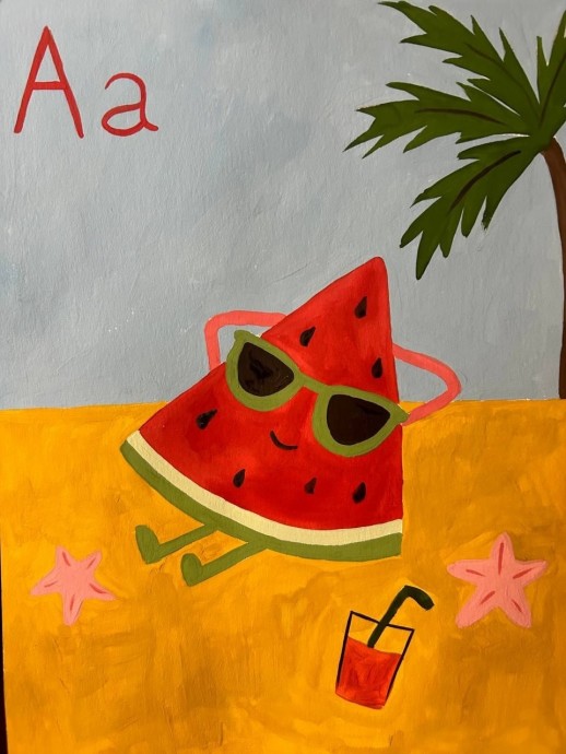 Арбуз на отдыхе