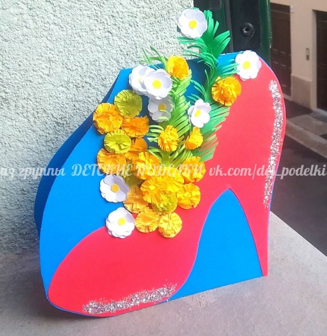 Цветочная туфелька