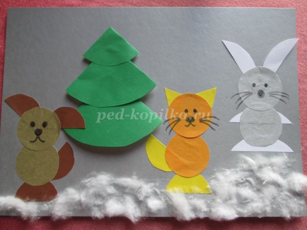 Аппликация из кругов: часть 2 Аппликация из кругов: часть 2