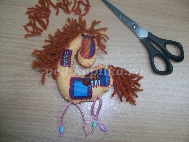 Лошадки из лоскутков: мастер-класс