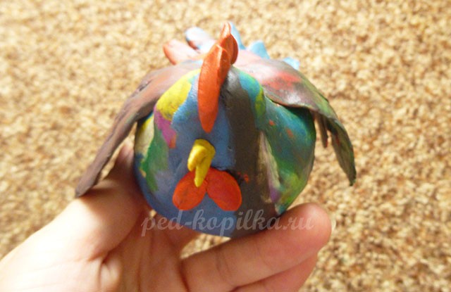 Торцевание на пластилине: цыпленок и курица Торцевание на пластилине: цыпленок и курица