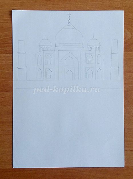 Графическая зарисовка исторического здания: часть 3 Графическая зарисовка исторического здания: часть 3