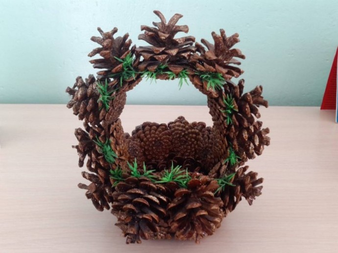 Идеи поделок из шишек Идеи поделок из шишек