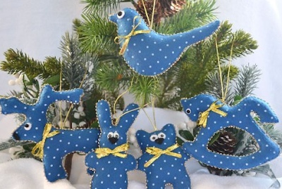 Мягкие ёлочные игрушки своими руками Мягкие ёлочные игрушки своими руками