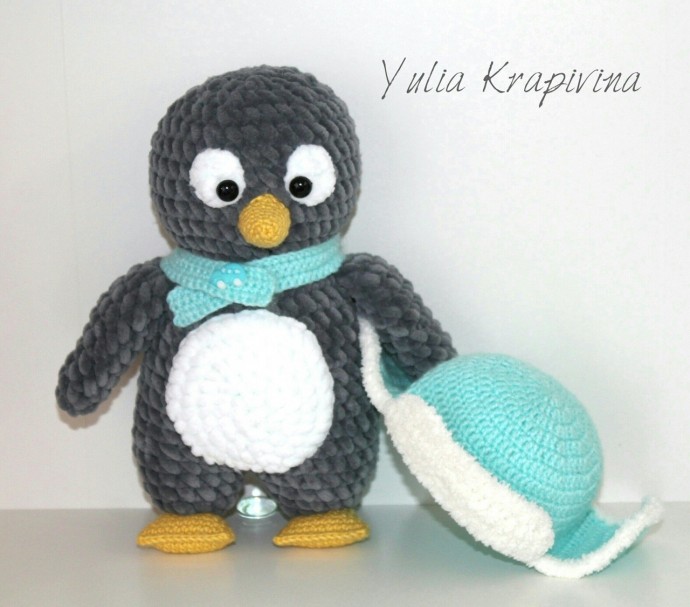 Пингвин из пряжи Пингвин из пряжи