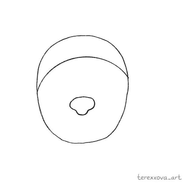 Рисуем щенка