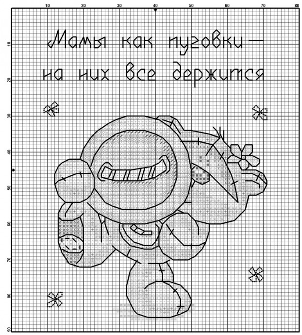 Вышиваем медвежат