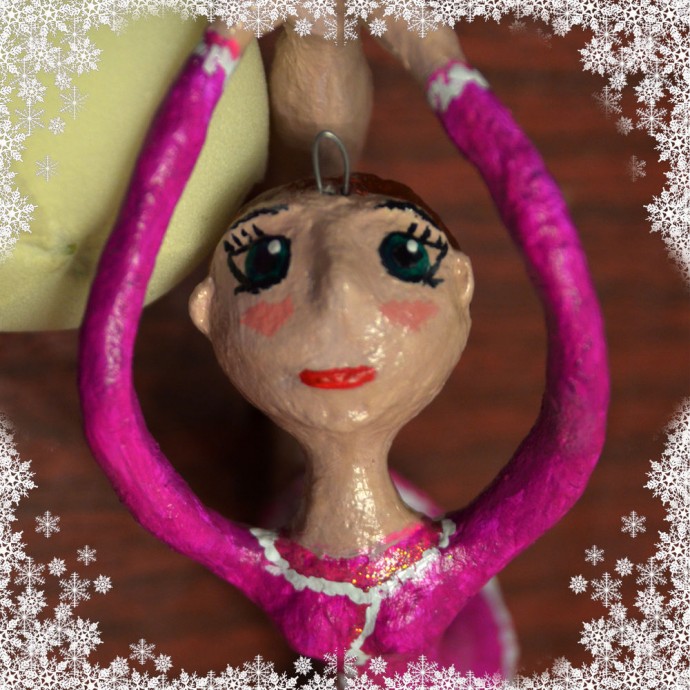 Балерина в технике папье-маше Балерина в технике папье-маше