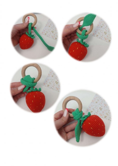 ​Погремушка "Клубничка"
