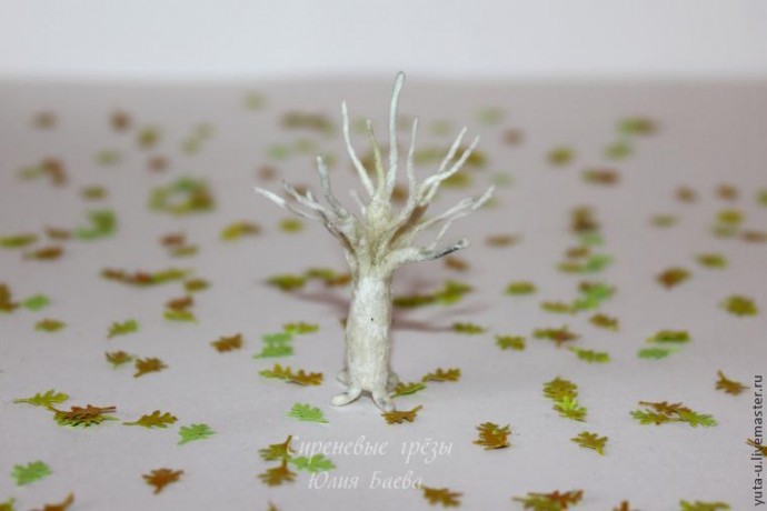 Создаем миниатюру "Осеннее дерево"
